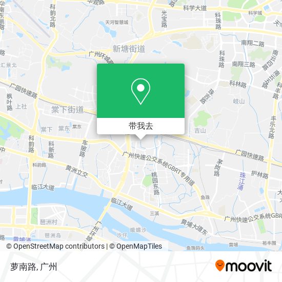 萝南路地图