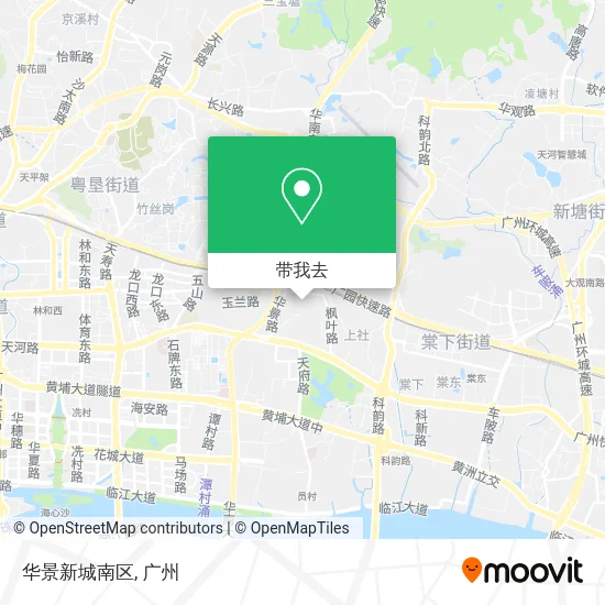 华景新城南区地图