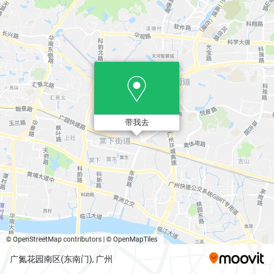 广氮花园南区(东南门)地图
