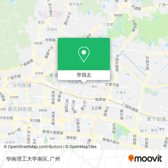 华南理工大学南区地图