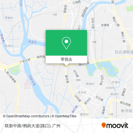 联新中路/鸦岗大道(路口)地图