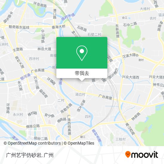 广州艺宇仿砂岩地图