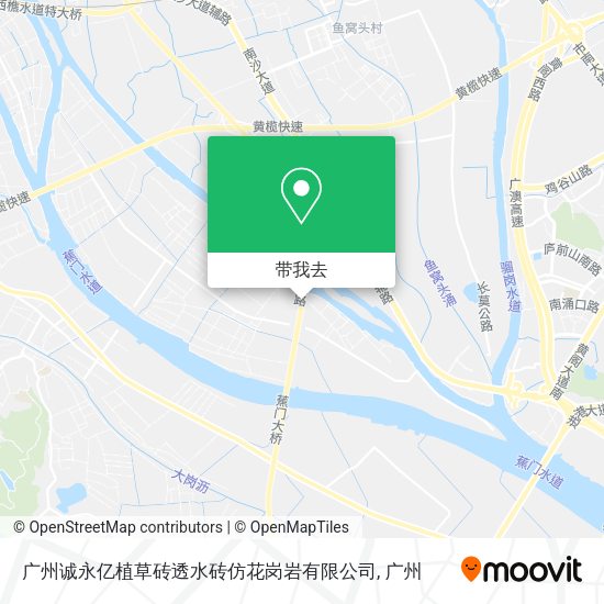 广州诚永亿植草砖透水砖仿花岗岩有限公司地图