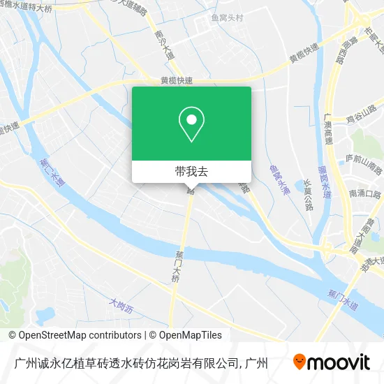广州诚永亿植草砖透水砖仿花岗岩有限公司地图