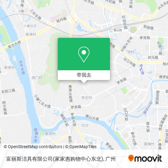 富丽斯洁具有限公司(家家惠购物中心东北)地图