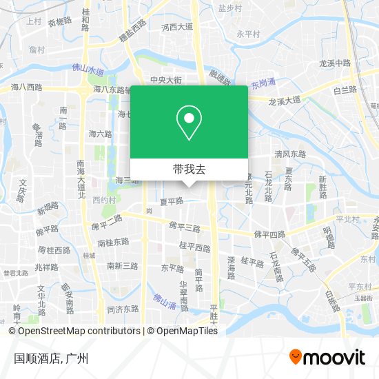国顺酒店地图