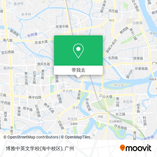 博雅中英文学校(海中校区)地图