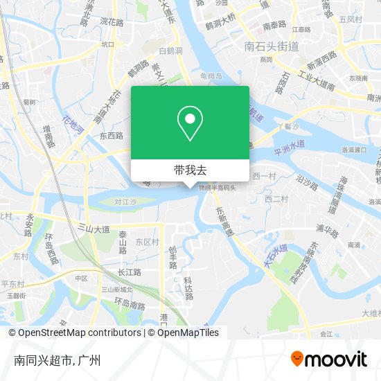南同兴超市地图