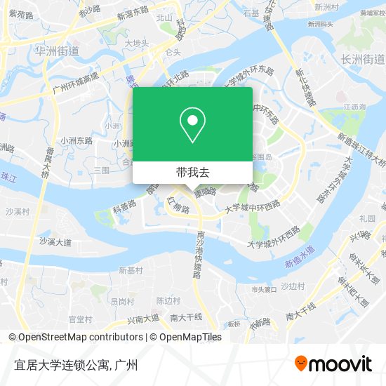 宜居大学连锁公寓地图