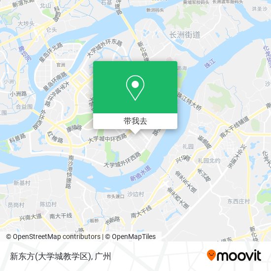 新东方(大学城教学区)地图