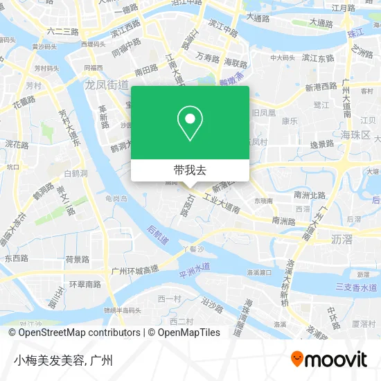 小梅美发美容地图