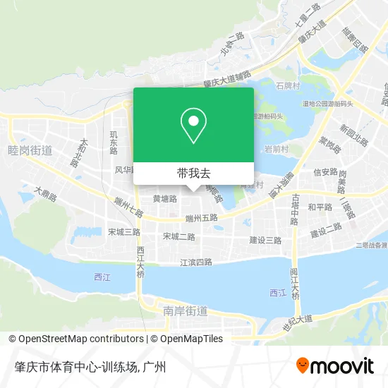 肇庆市体育中心-训练场地图