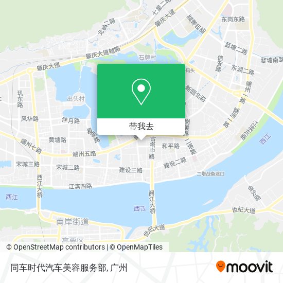 同车时代汽车美容服务部地图