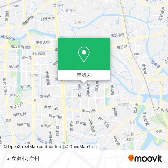 可立鞋业地图