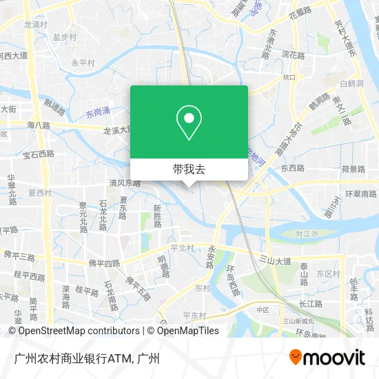 广州农村商业银行ATM地图