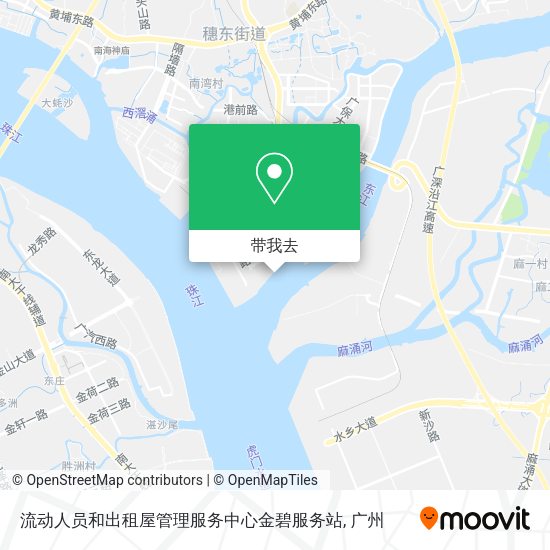 流动人员和出租屋管理服务中心金碧服务站地图