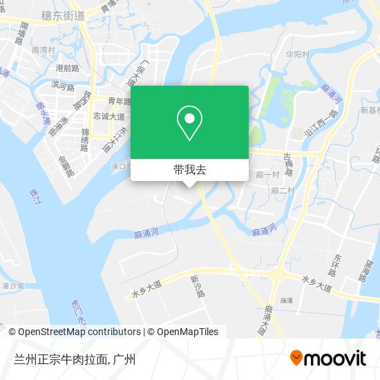 兰州正宗牛肉拉面地图