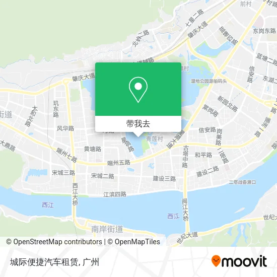 城际便捷汽车租赁地图