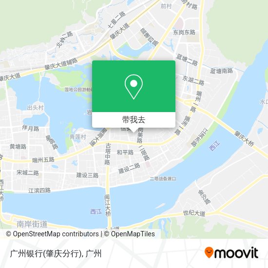 广州银行(肇庆分行)地图