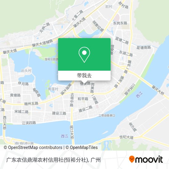 广东农信鼎湖农村信用社(恒裕分社)地图