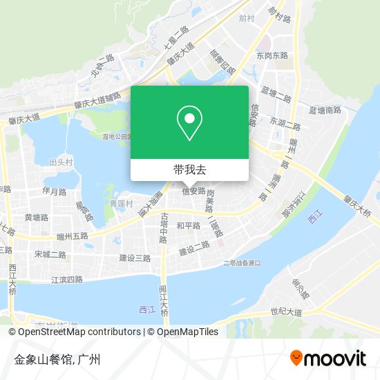 金象山餐馆地图