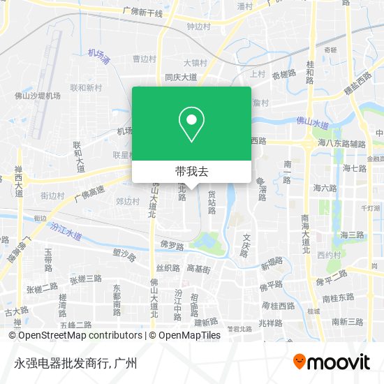 永强电器批发商行地图