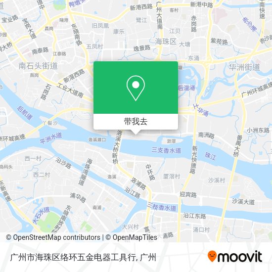 广州市海珠区络环五金电器工具行地图