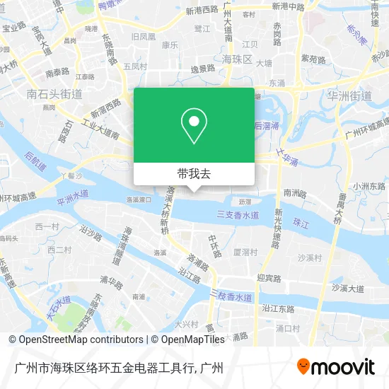 广州市海珠区络环五金电器工具行地图