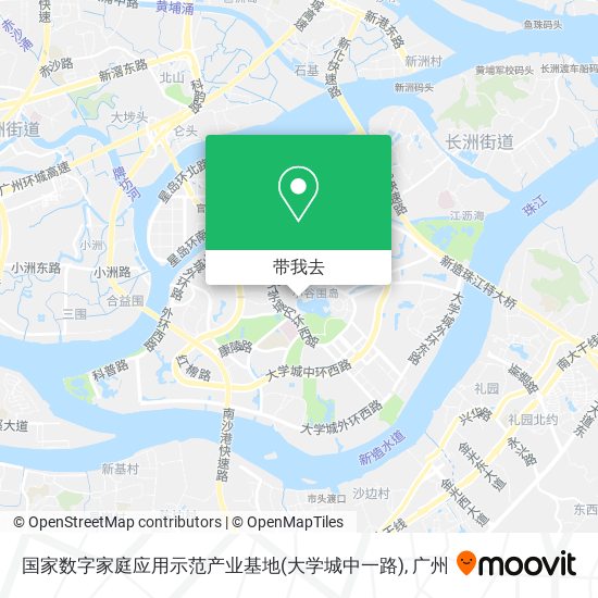 国家数字家庭应用示范产业基地(大学城中一路)地图