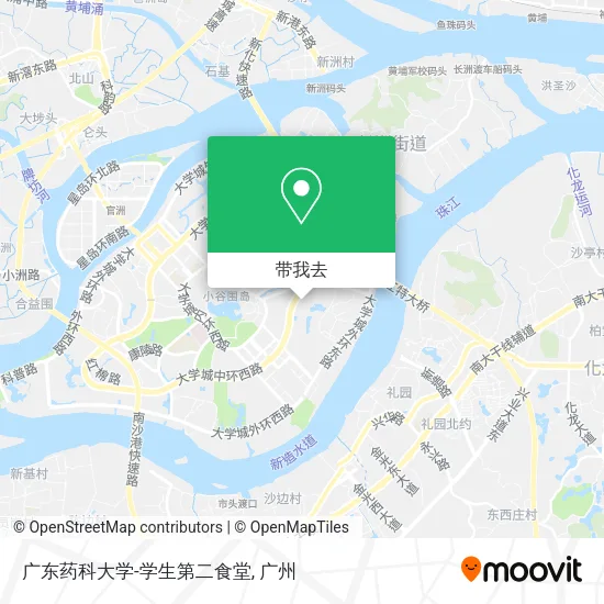广东药科大学-学生第二食堂地图