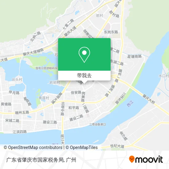 广东省肇庆市国家税务局地图