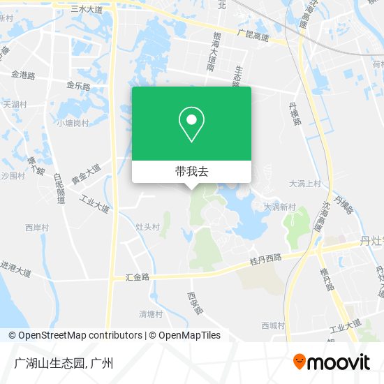 广湖山生态园地图