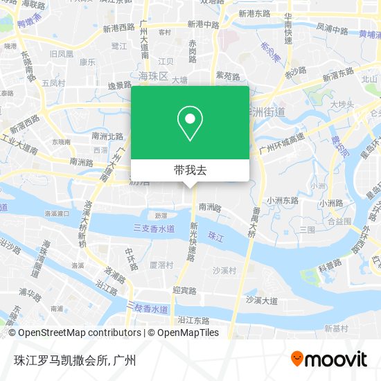 珠江罗马凯撒会所地图