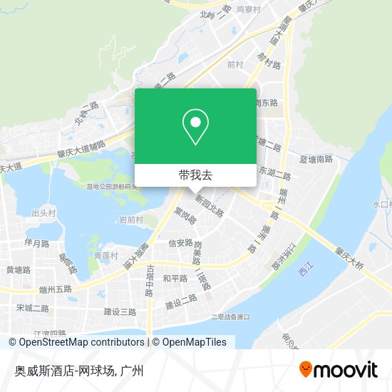 奥威斯酒店-网球场地图