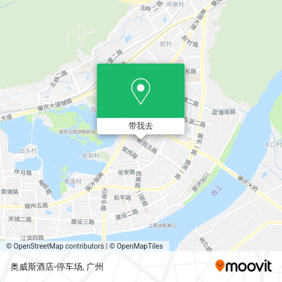 奥威斯酒店-停车场地图