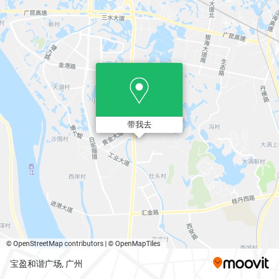 宝盈和谐广场地图