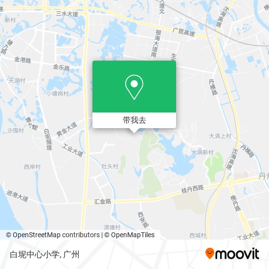 白坭中心小学地图