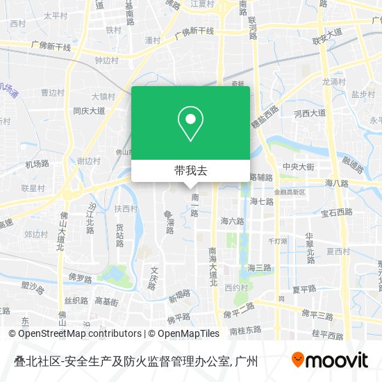 叠北社区-安全生产及防火监督管理办公室地图