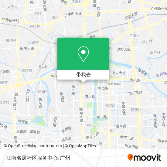 江南名居社区服务中心地图
