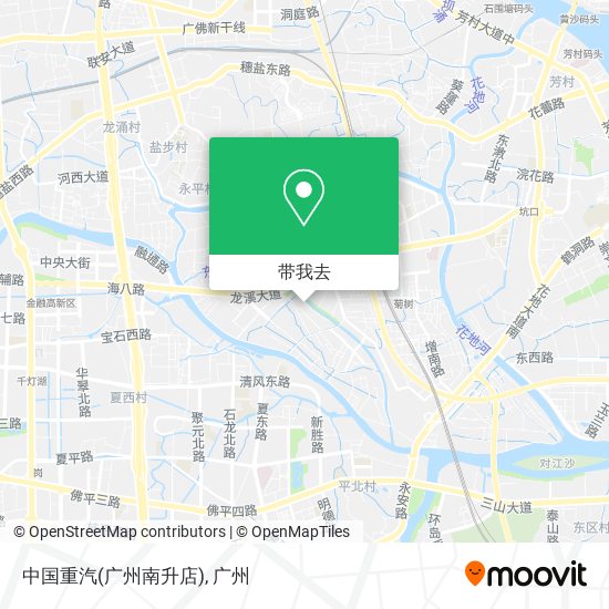 中国重汽(广州南升店)地图
