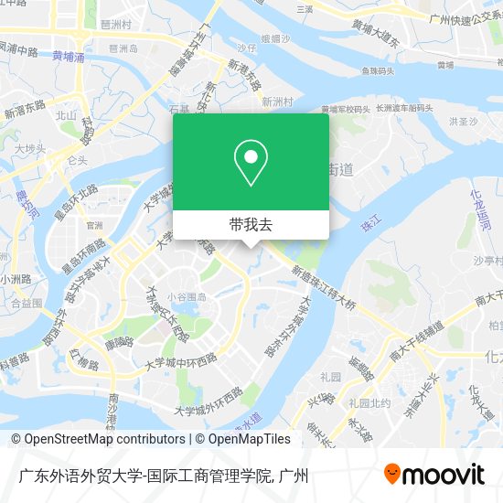 广东外语外贸大学-国际工商管理学院地图