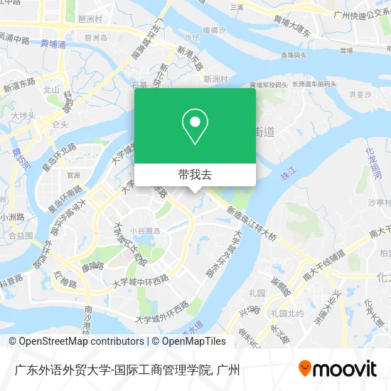 广东外语外贸大学-国际工商管理学院地图