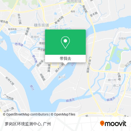萝岗区环境监测中心地图