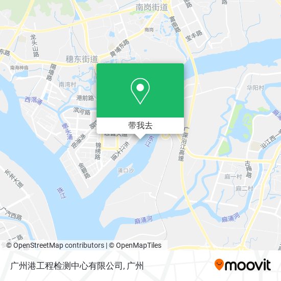 广州港工程检测中心有限公司地图