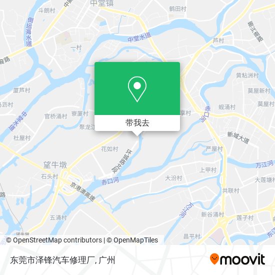 东莞市泽锋汽车修理厂地图