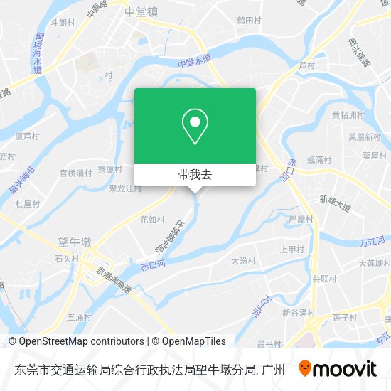 东莞市交通运输局综合行政执法局望牛墩分局地图