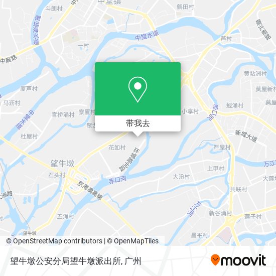 望牛墩公安分局望牛墩派出所地图