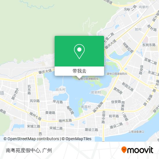 南粤苑度假中心地图