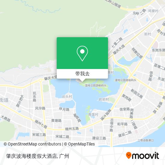 肇庆波海楼度假大酒店地图