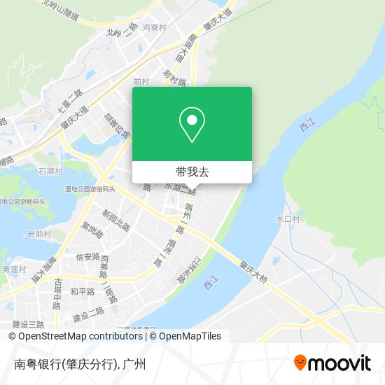 南粤银行(肇庆分行)地图